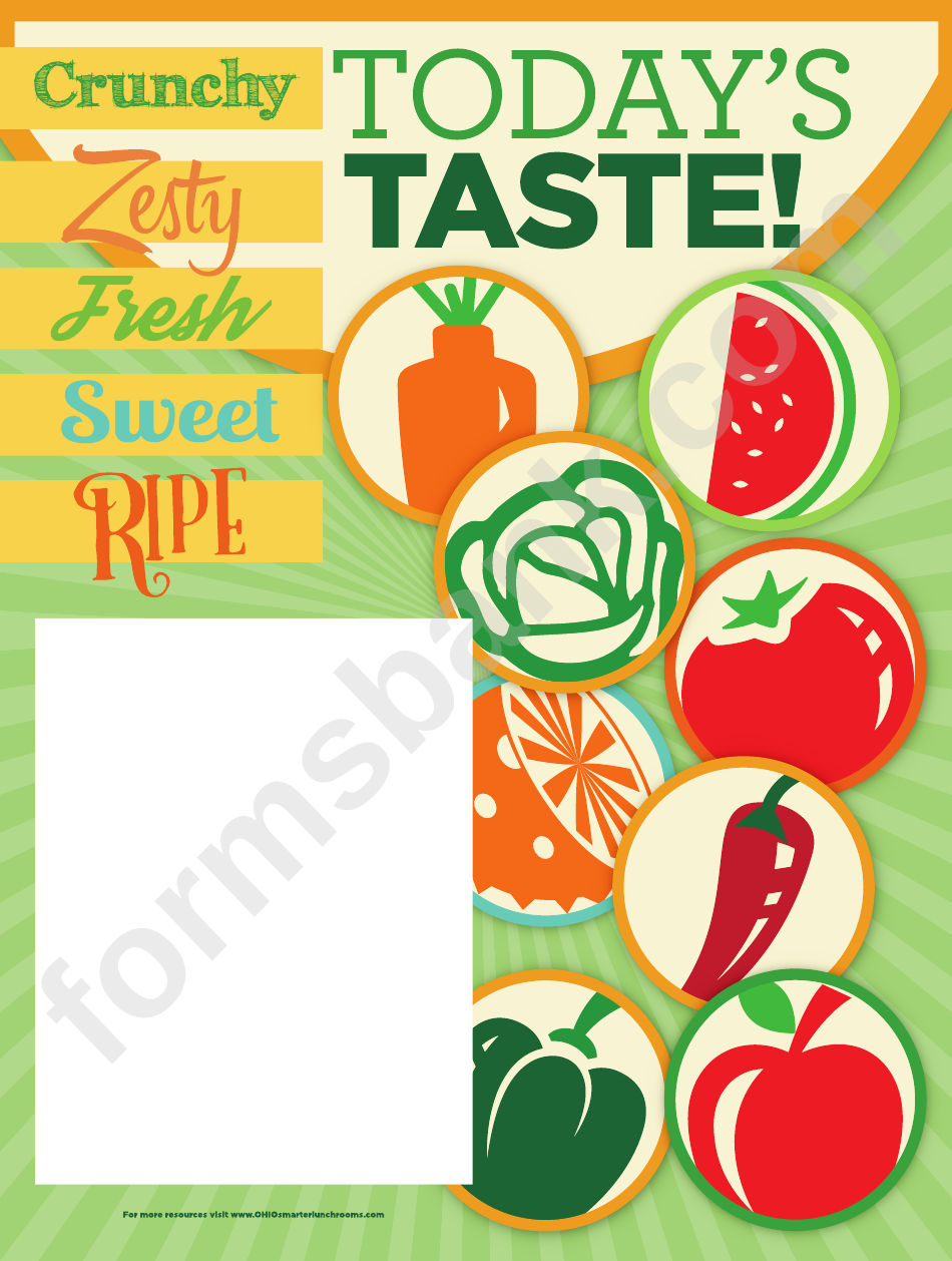 Vegetables Poster Template