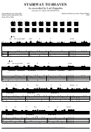 Jimmy Page And Robert Plant - Stairway To Heaven Guitar Sheet Music Printable pdf