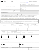 Form Csc/scc 0653e - Visiting Application And Information Form