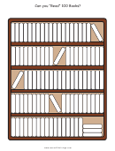 Books Counting Activity Sheet