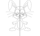 Two Sides Rabbit Template