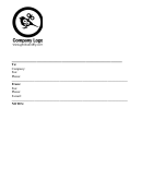 Blank Fax Cover Sheet