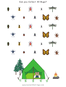 Bugs Counting Activity Sheet