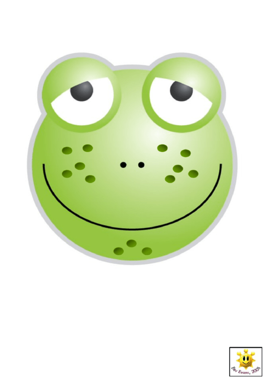 Frog Mask Templates printable pdf download