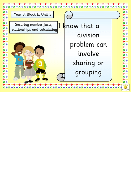 Motivational Notes For Year 3, Block E, Unit 3 Classroom Poster Template Printable pdf