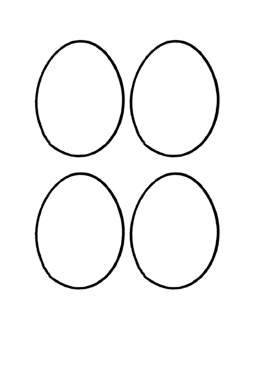 Egg Shape Template Printable pdf