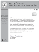 Form 58 - Partnership Income Tax - 2013 Printable pdf