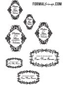 Apothecary Bottle Labels Template