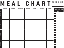 Weekly Meal Chart With Snacks
