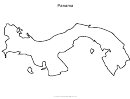 Panama Map Template