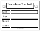 How To Brush Your Teeth Template