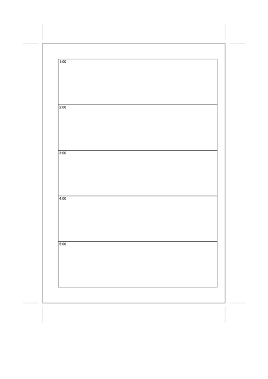 A5 Organizer Daily Planner - Day On Two Pages Printable pdf