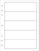 Hourly Planner Template - Day On A Page - Left