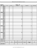 Medical Practice Monthly Tracker