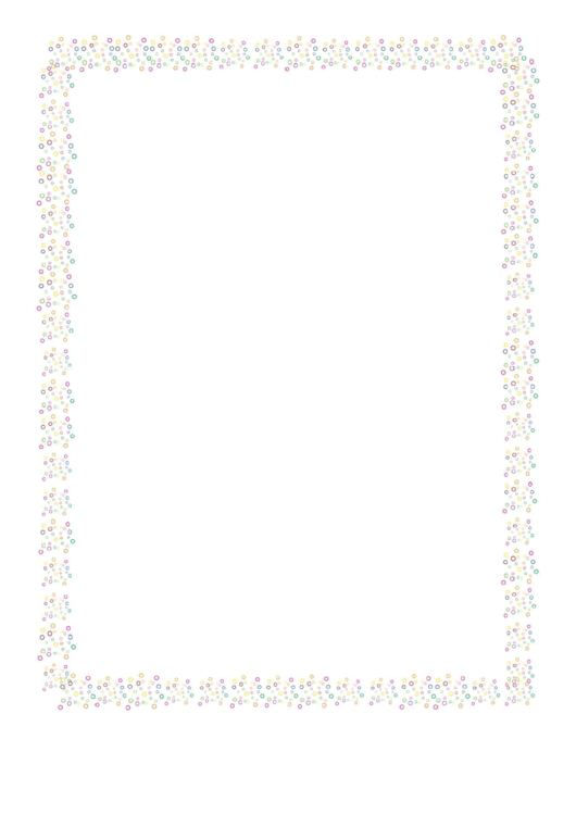 Pastel Colored Border Printable pdf