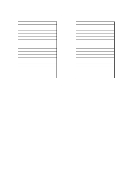 A6 Organizer Lined Note Page Printable pdf