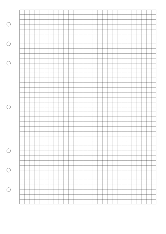 Grid Paper Notebook Printable pdf