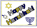 Happy Hanukkah Sign Template