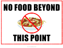 No Food Beyond Point