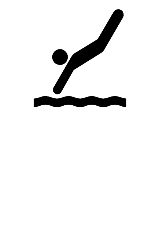 Diving Permitted Sign Printable pdf