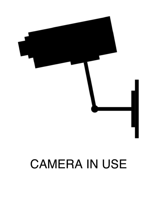 Camera In Use Printable pdf