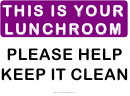 Please This Is Your Lunchroom
