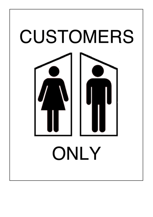 Customers only