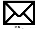 Mail With Caption Sign
