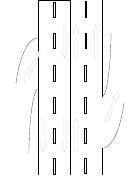 Roadmap Template For Accident Sketch Two-lane Highway Exit
