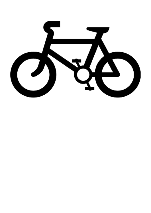 Bicycles Sign Printable pdf
