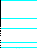 Lined Paper With Left Border