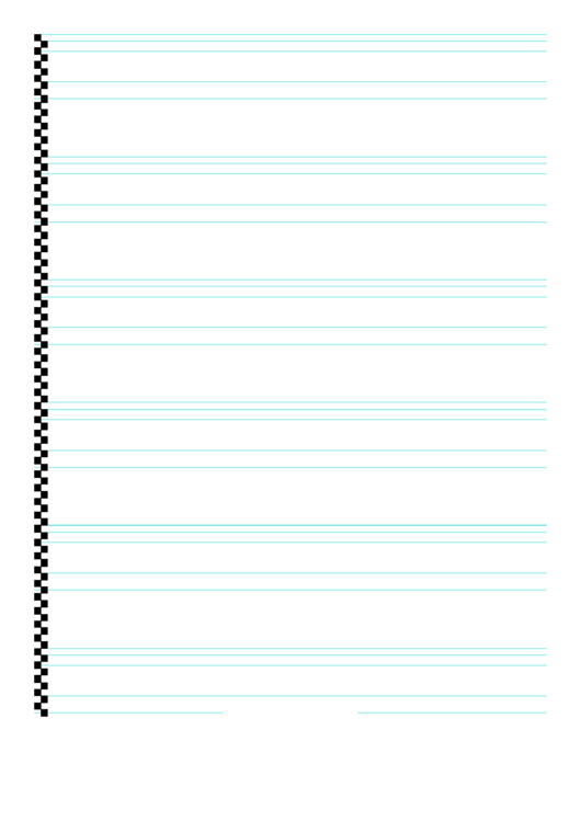 French Lined Paper Blue Lines Printable pdf