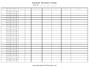 Apiary Record Form