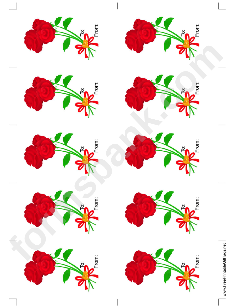 Roses-No Background-Gift Tag
