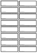 8x2 Flash Cards Template