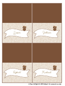 Name Place Cards Template