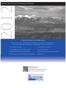 Colorado Income Tax Filing Guide - 2012
