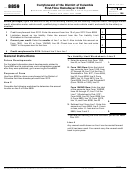 Form 8859 - Carryforward Of The District Of Columbia First-time Homebuyer Credit - 2013