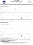 Form Nhr - New Hire And Independent Contractor Reporting Form