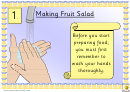 Fruit Salad Recipe Display Card Template