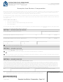 Form 13l-50 - Exemption From Workers' Compensation - Contractors State License Board, Sacramento, Ca