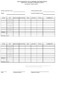 Employee Time And Attendance Sheet Template - Bi-weekly Employees
