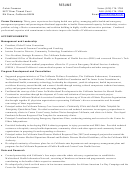 Sample Business Resume Templates Printable pdf