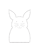 Rabbit Template Printable pdf
