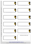 Blank Biology Flash Card Templates Printable pdf
