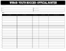 Youth Soccer - Official Roster- Wwois