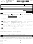Fillable Form El101b - Maryland Income Tax Declaration For Business Electronic Filing - 2012 Printable pdf