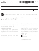 Fillable Form El102 - Maryland Income Tax Payment Voucher For Electronic Filers - 2012 Printable pdf