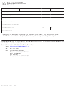 Fillable Form 106 - Stop Payment Request Printable pdf