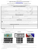 Form Hsmv 83043 - Application For Personalized License Plate